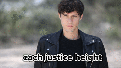 zach justice height