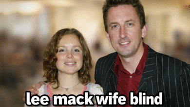 lee mack wife blind
